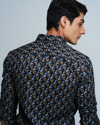 MEN'S ABSTRACT PRINT SHIRT