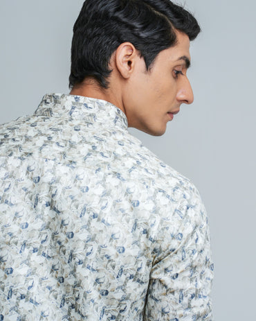 MEN'S ABSTRACT PRINTED SHIRT