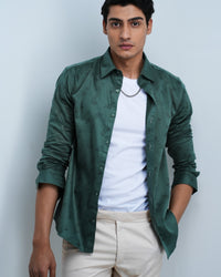 MEN'S FLORAL SATIN SHIRT