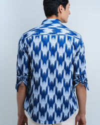 MEN'S PRINTED COTTON SHIRT