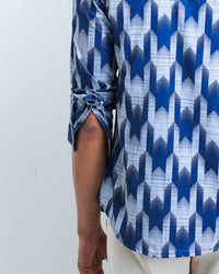 MEN'S PRINTED COTTON SHIRT